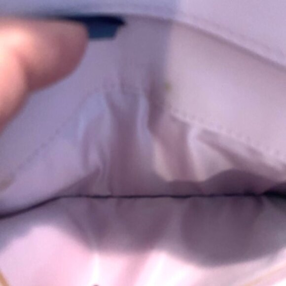 Coach Signature Checkbook Cover Tan & Bronze Pink Interior - Picture 7 of 7